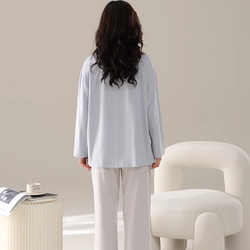 MADALLO Pajama Set Women's Light Blue-7