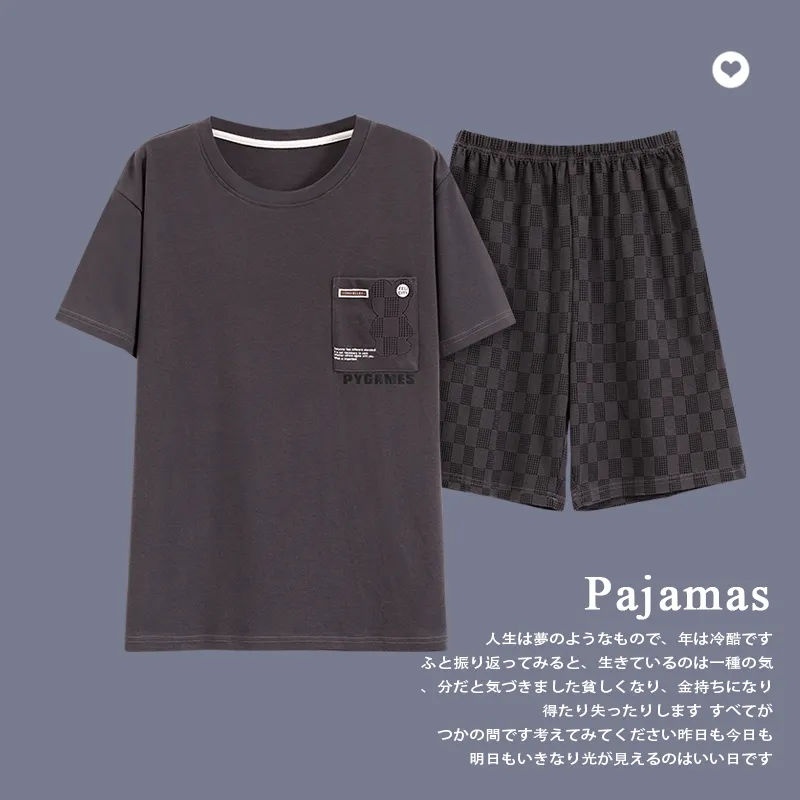 MADALLO Pajama Set Men's Dark Gray-2