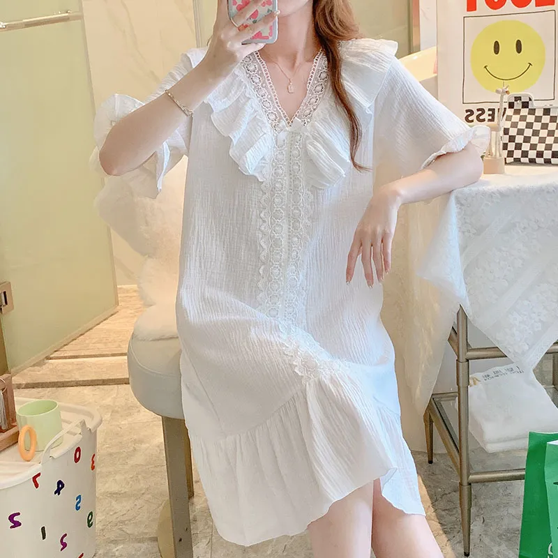 MADALLO Nightgown Women's White-3