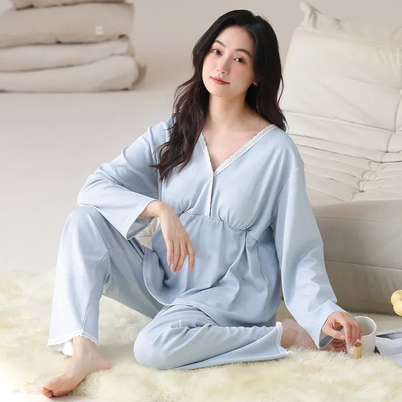 MADALLO Pajama Set Women's Sky Blue-5