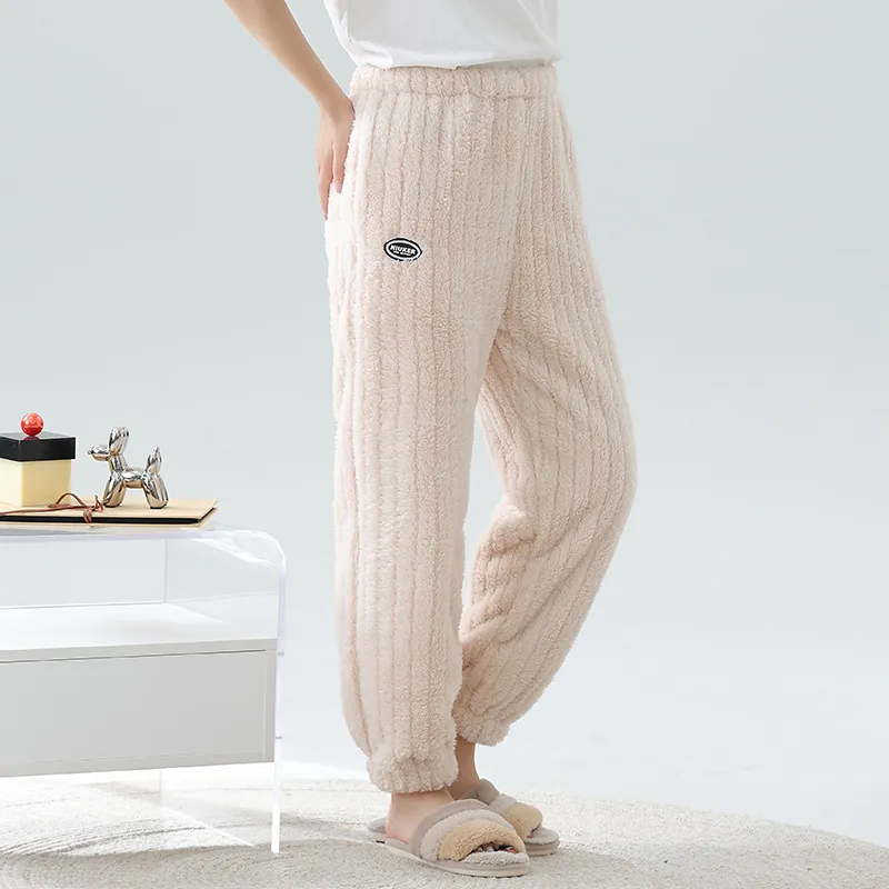MADALLO Pajama Pants Women's Apricot-4