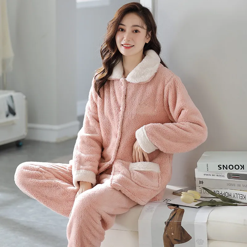 MADALLO Pajama Set Women's Flesh Pink-4