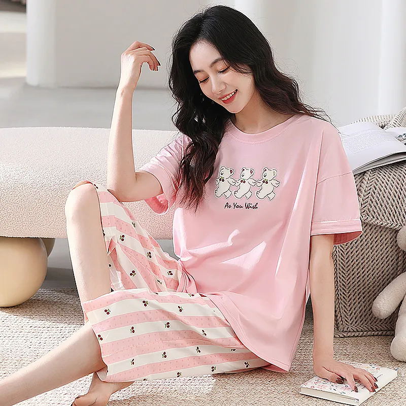 MADALLO Pajama Set Women's Pink-5