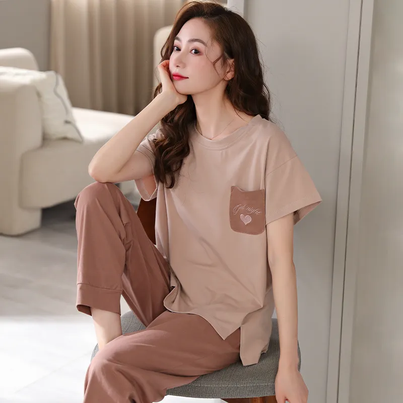 MADALLO Pajama Set Women's Brick Red-2