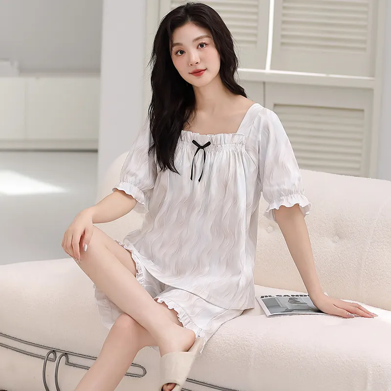 MADALLO Pajama Set Women's White-2