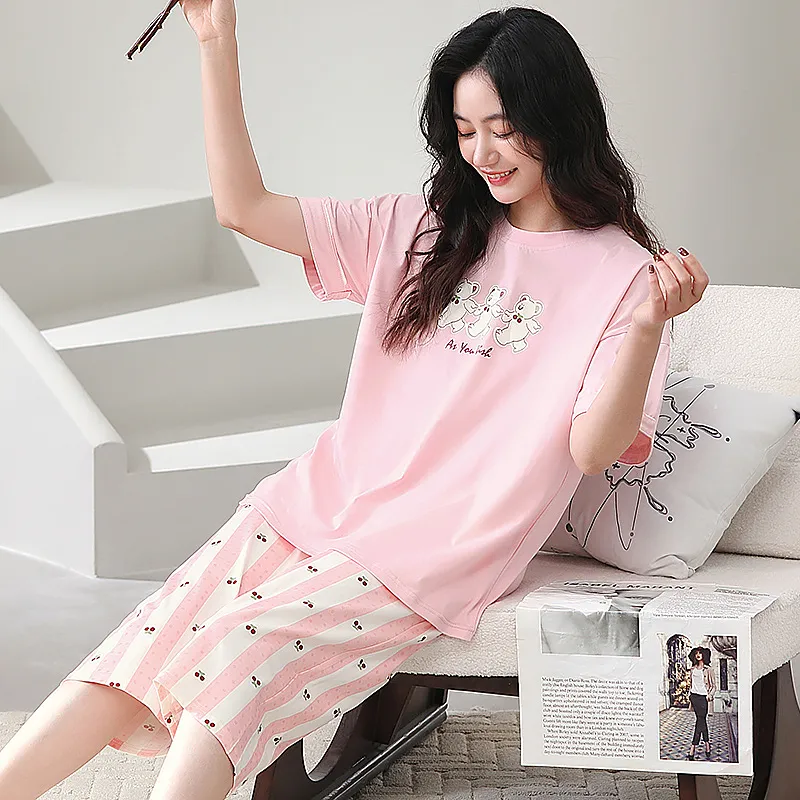 MADALLO Pajama Set Women's Pink-6