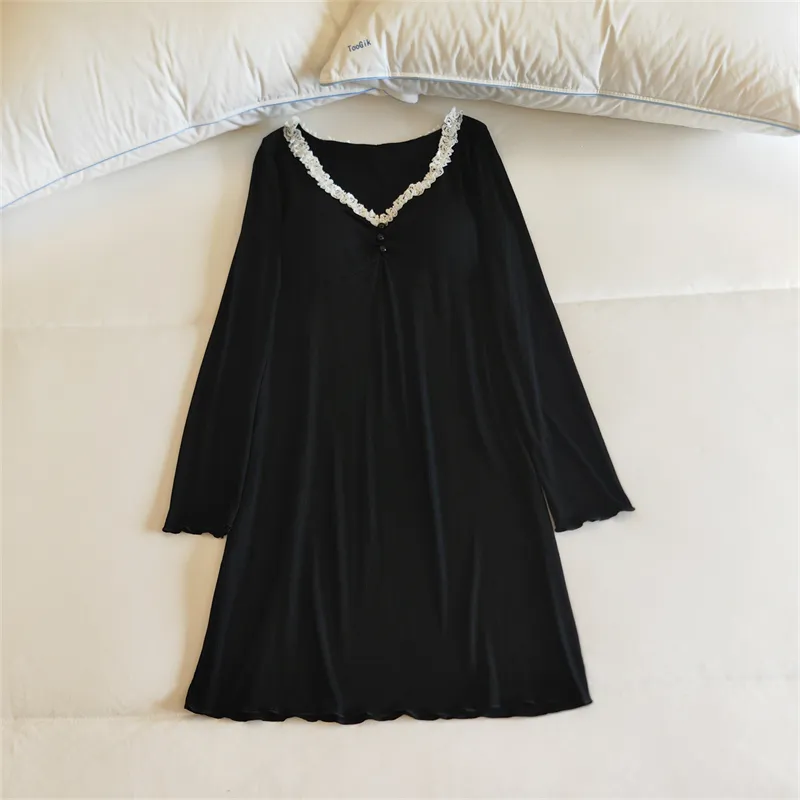 MADALLO Women's Nightgowns-36