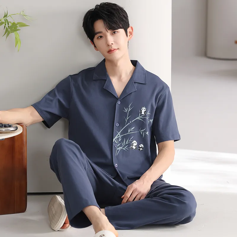 MADALLO Pajama Set Men's Dark Blue-2