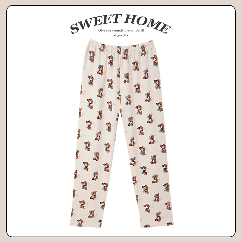 MADALLO Pajama Pants Women's Apricot-1