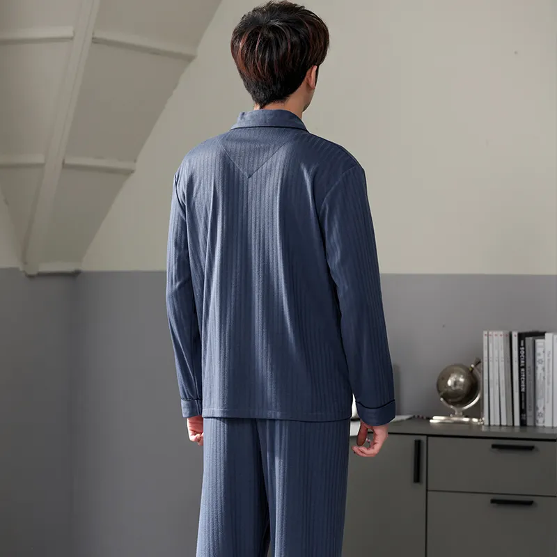 MADALLO Pajama Set Men's Royal Blue-1