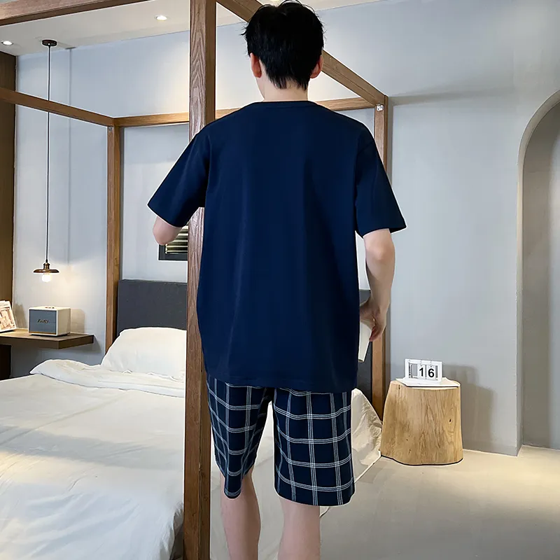 MADALLO Pajama Set Men's Navy Blue-1