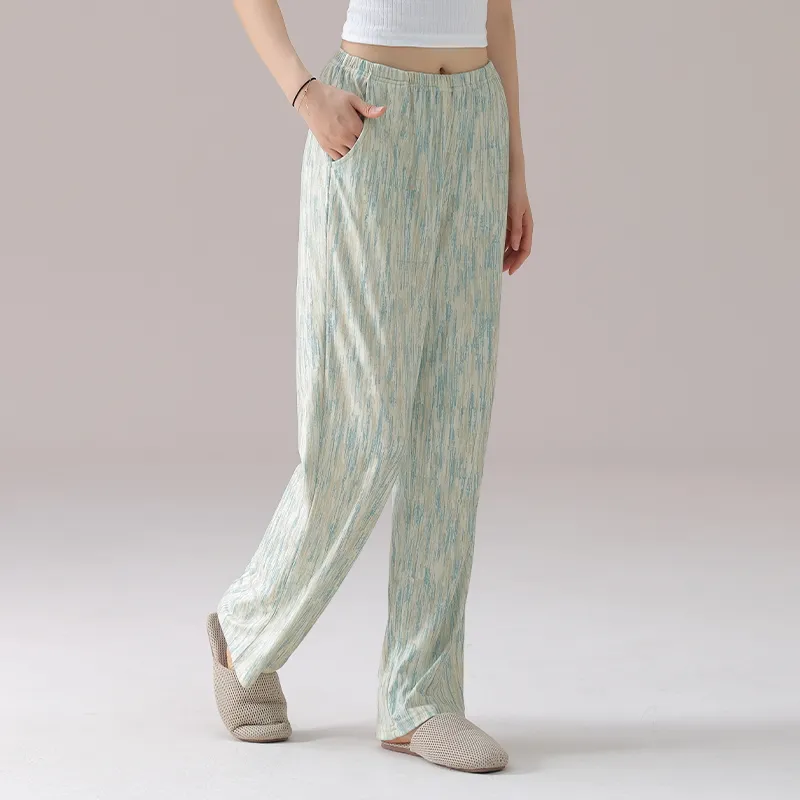 MADALLO Pajama Pants Women's Green-3