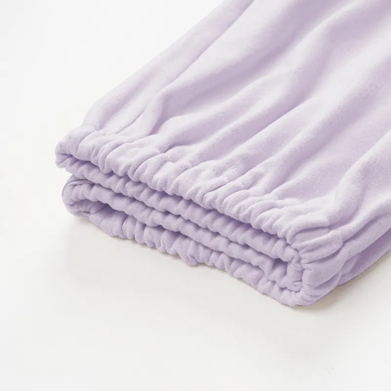 MADALLO Pajama Pants Women's Light Purple-4