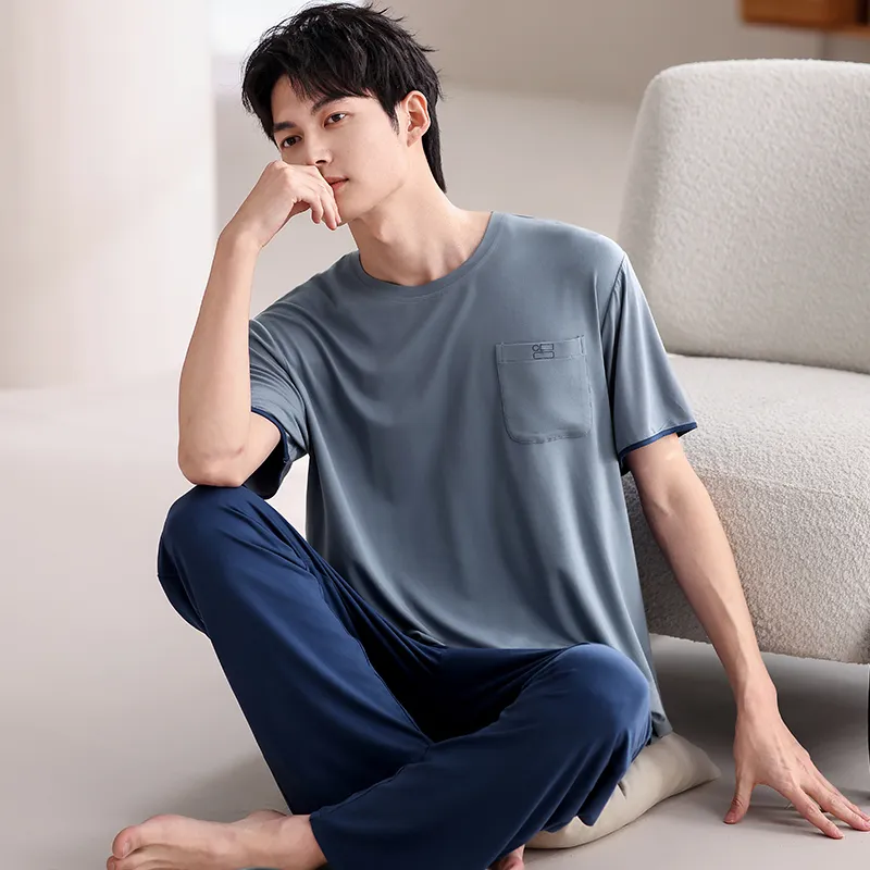 MADALLO Pajama Set Men's 2 Piece Set-3