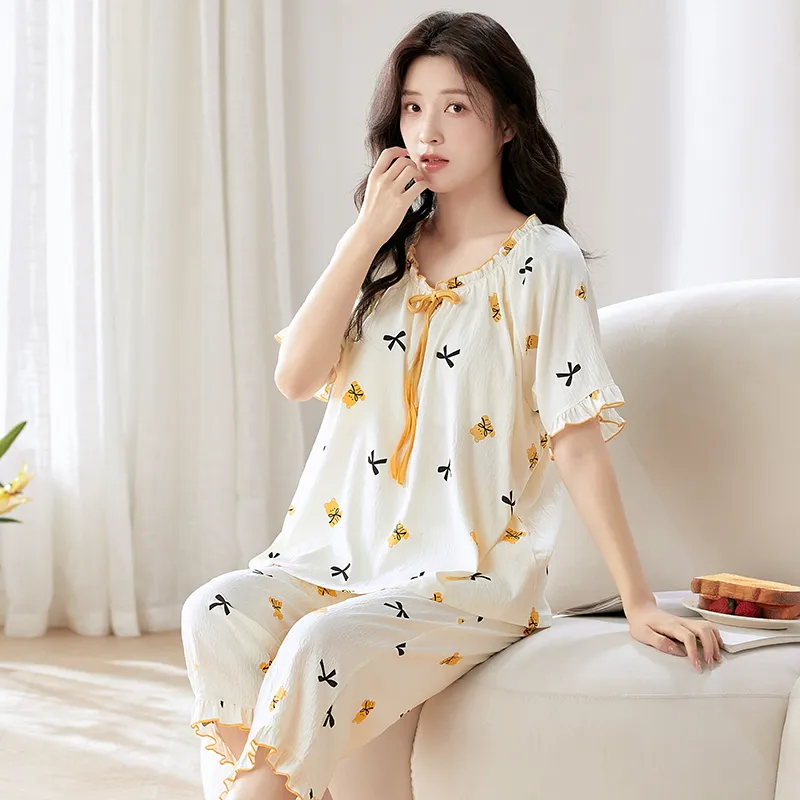 MADALLO Pajama Set Women's White-6