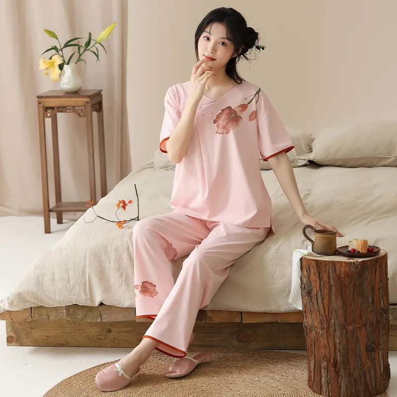 MADALLO Pajama Set Women's Light Pink-2