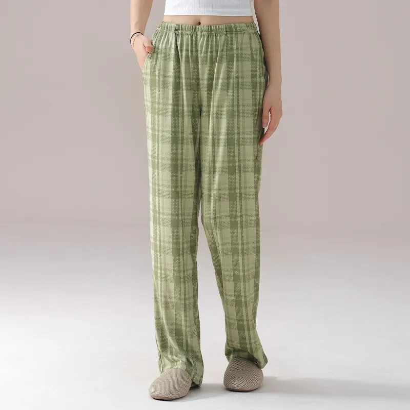 MADALLO Pajama Pants Women's Green-1