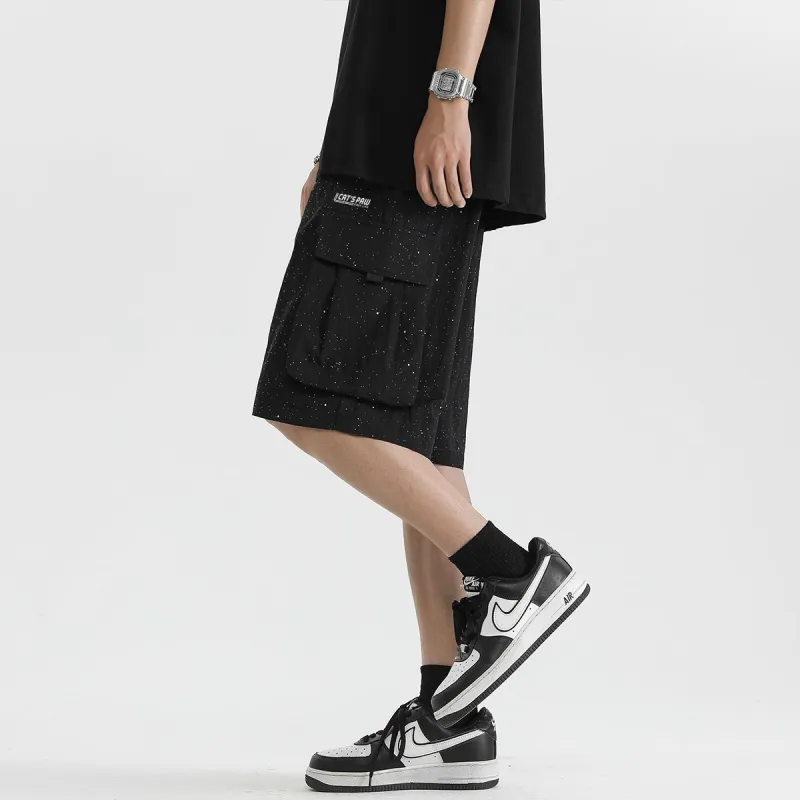 CAT'S PAW Casual Shorts Unisex Black-5