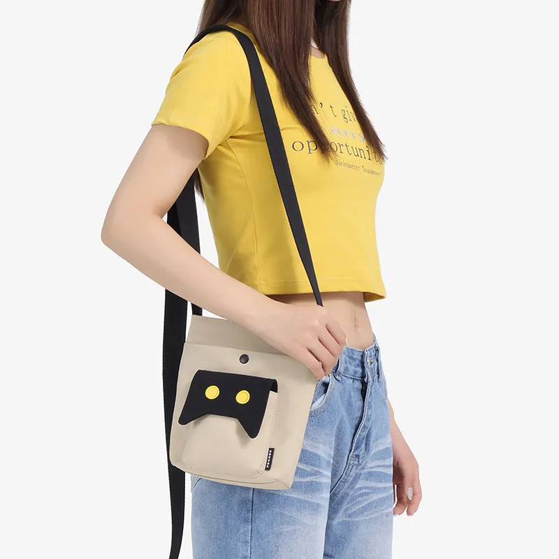 NOXXON Nylon Crossbody Bag, Shoulder Bag Unisex Khaki-1