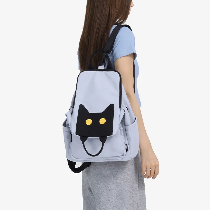 NOXXON Nylon Backpack Laptop Bag Regular Women's Multicolor-5