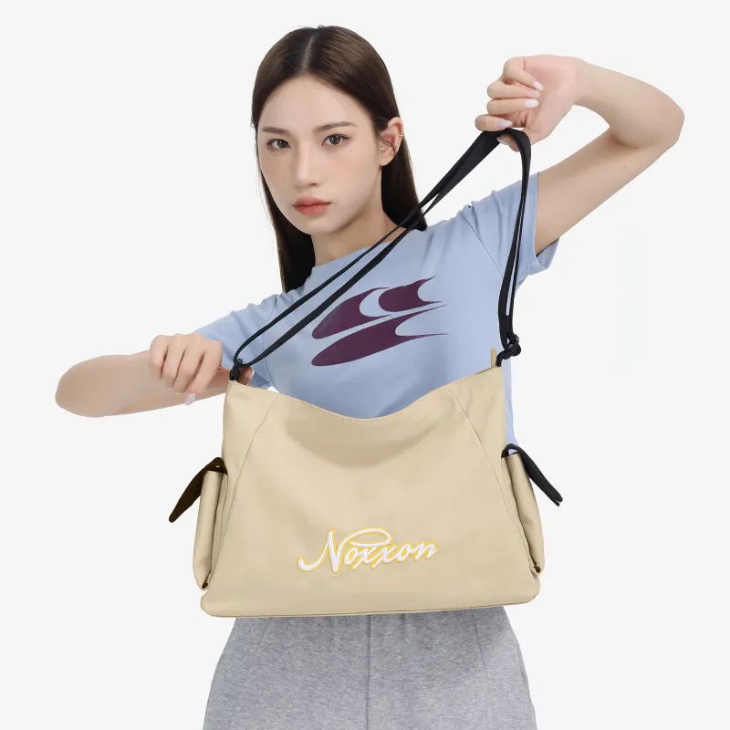 NOXXON Nylon Shoulder Bag Women's Khaki-2