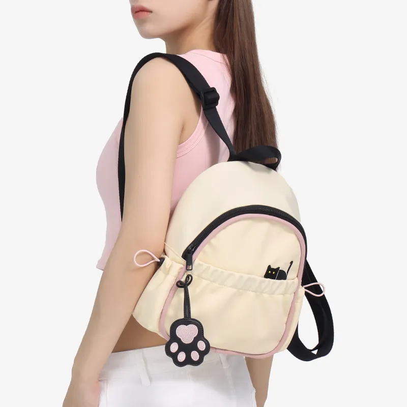 NOXXON Nylon Backpack Regular Women's Ecru-1