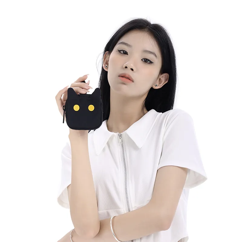 NOXXON Polyester Earphone Case Mini Unisex Obsidian Black/Khaki/Haze Blue-3