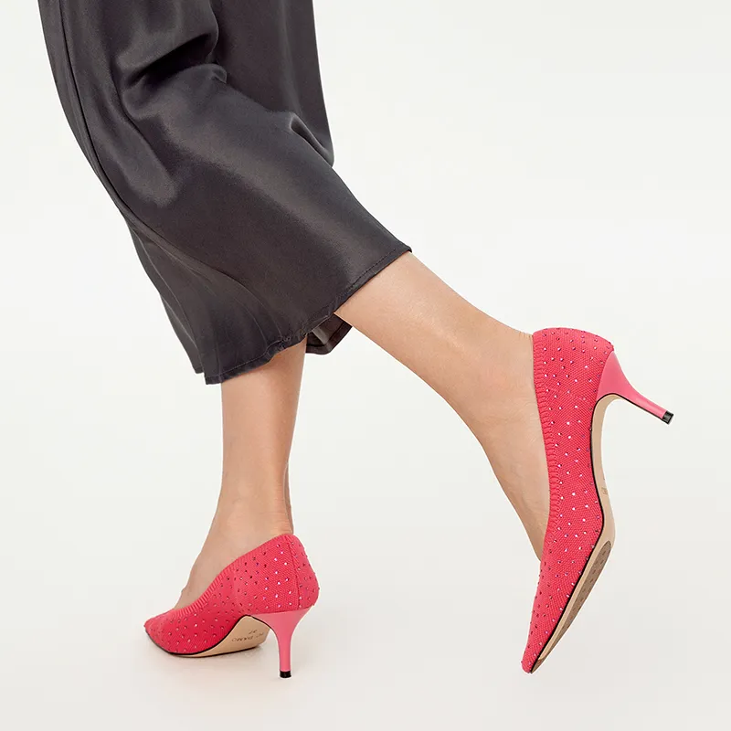 JC DAMO Slim Heel High Heels 6.5cm Women's-11