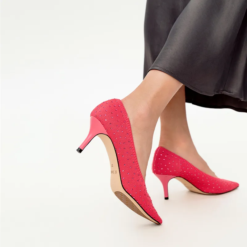 JC DAMO Slim Heel High Heels 6.5cm Women's-13