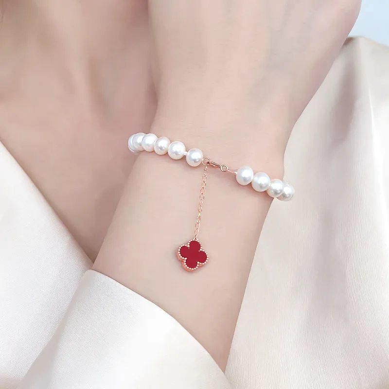 DEMONE Freshwater Pearl Bracelets Women's-3