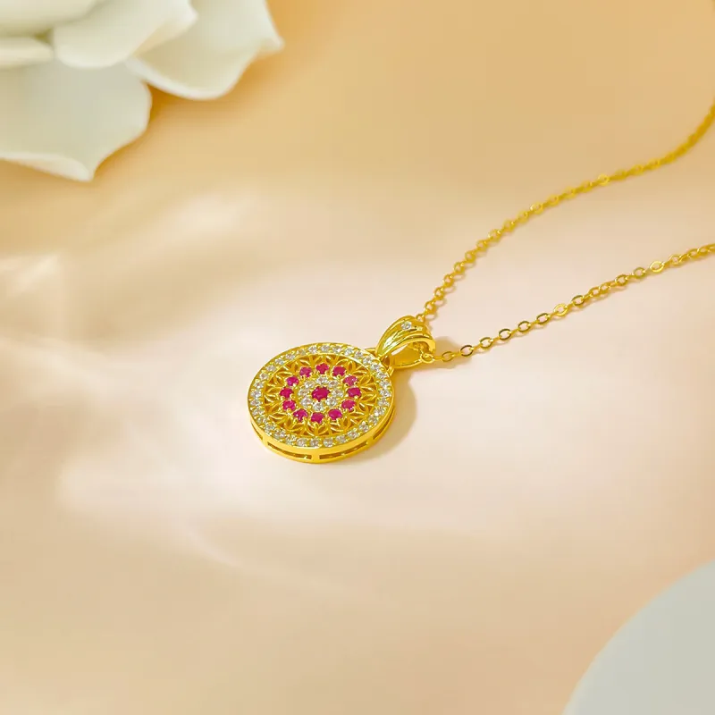 DEMONE S925 Silver Necklaces Women's-3