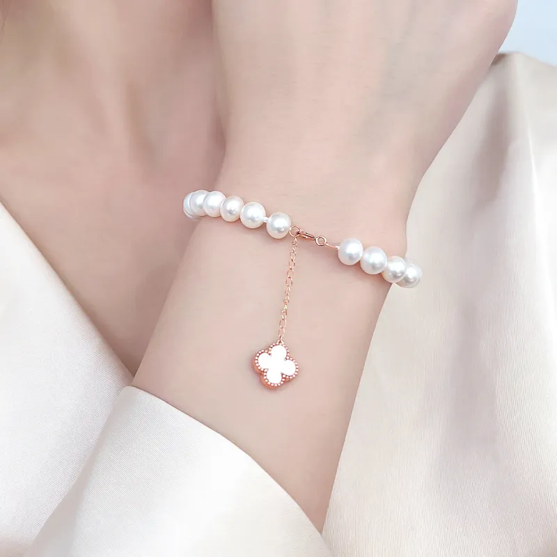 DEMONE Freshwater Pearl Bracelets Women's-10