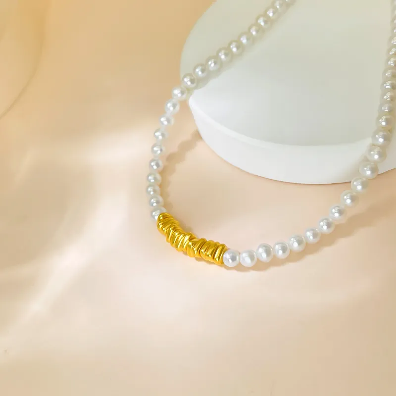 DEMONE Pearl Necklaces Women's-1