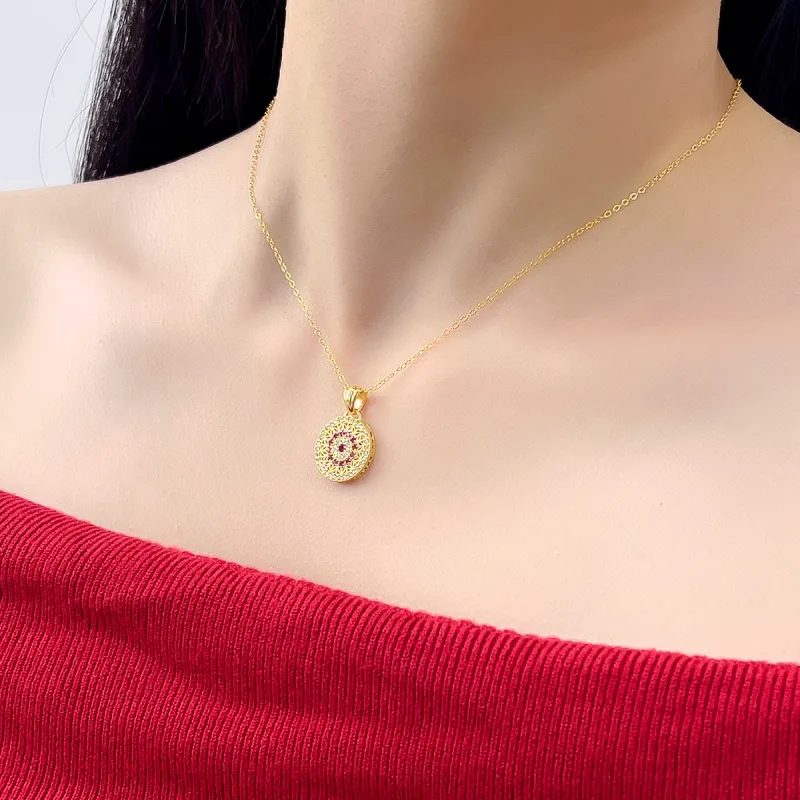 DEMONE S925 Silver Necklaces Women's-7