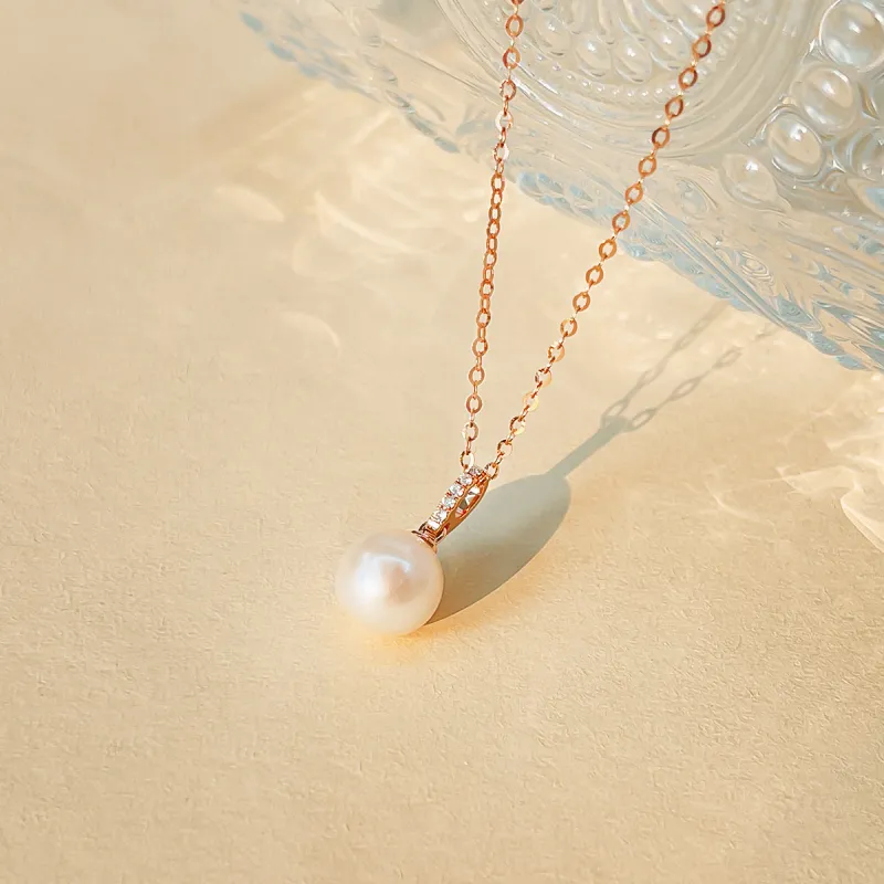 DEMONE Freshwater Pearl Necklaces Women's-4