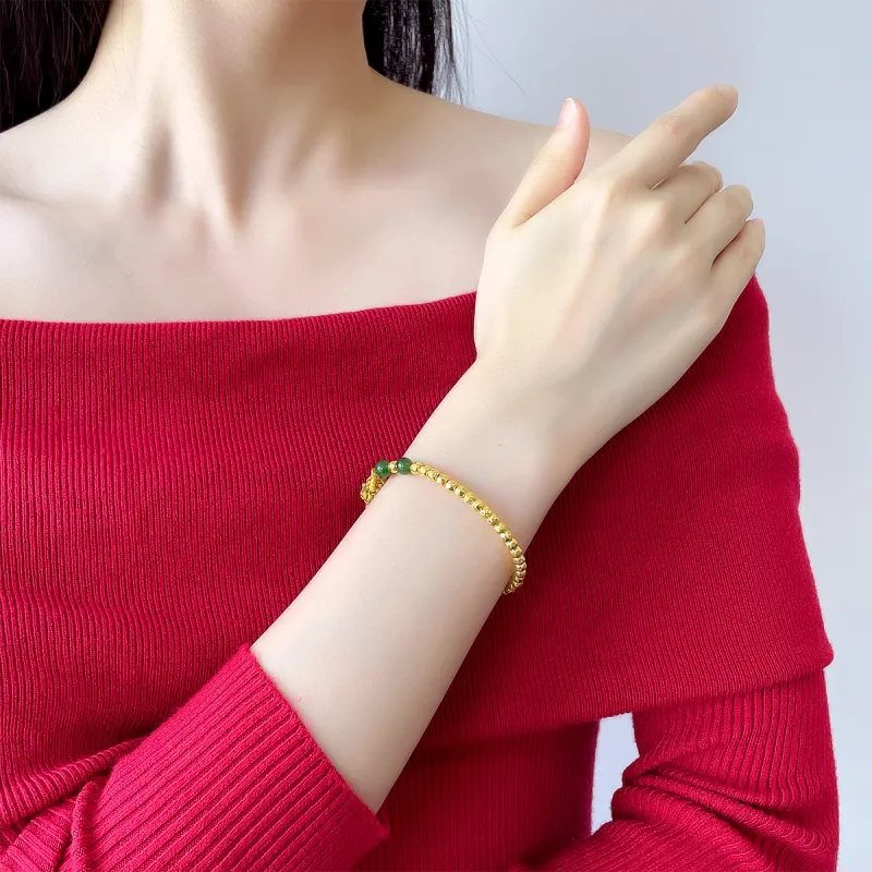 DEMONE Gold Bracelet Women's-4