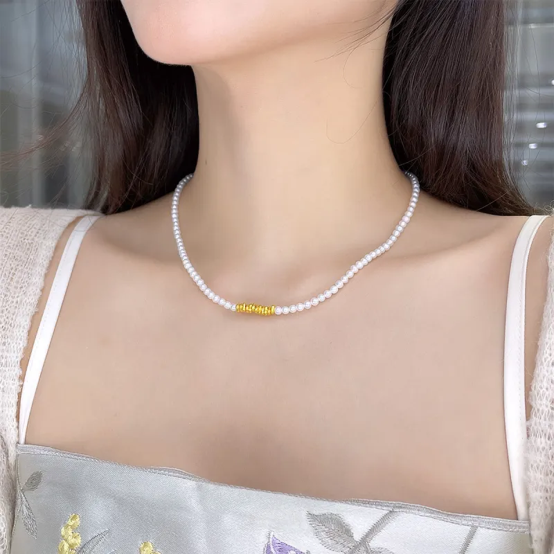 DEMONE Pearl Necklaces Women's-6
