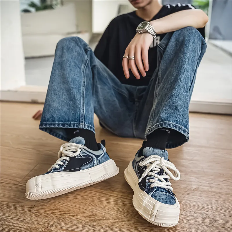 Peter Pan Breathable Low-Top Skateboard Shoes Men's-2