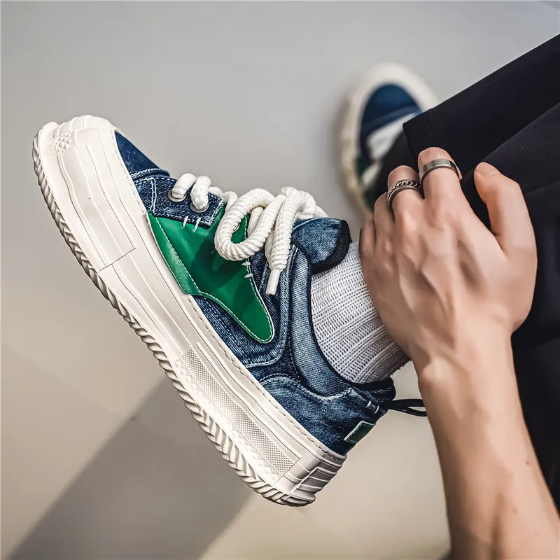 Peter Pan Breathable Low-Top Skateboard Shoes Men's-5