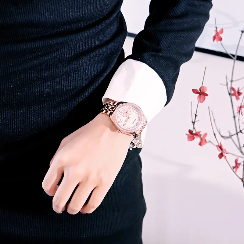 NINE WEST Mechanical Movement Watch Women's Watch Mother-of-Pearl Color Watch Dial-13