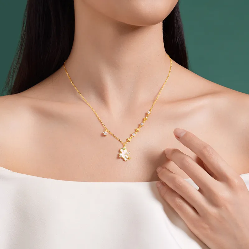 POTTICY 925 Sterling Silver Necklaces Women's-1