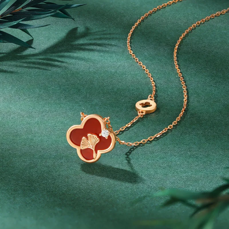 POTTICY S925 Silver Necklaces Women's-4