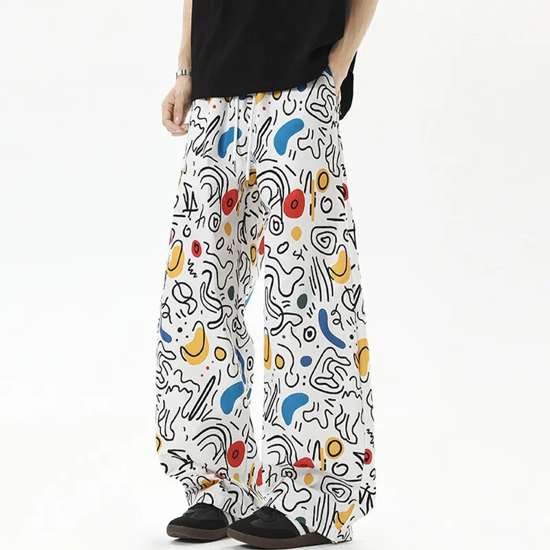 ZYKY Casual Pants Unisex White-3