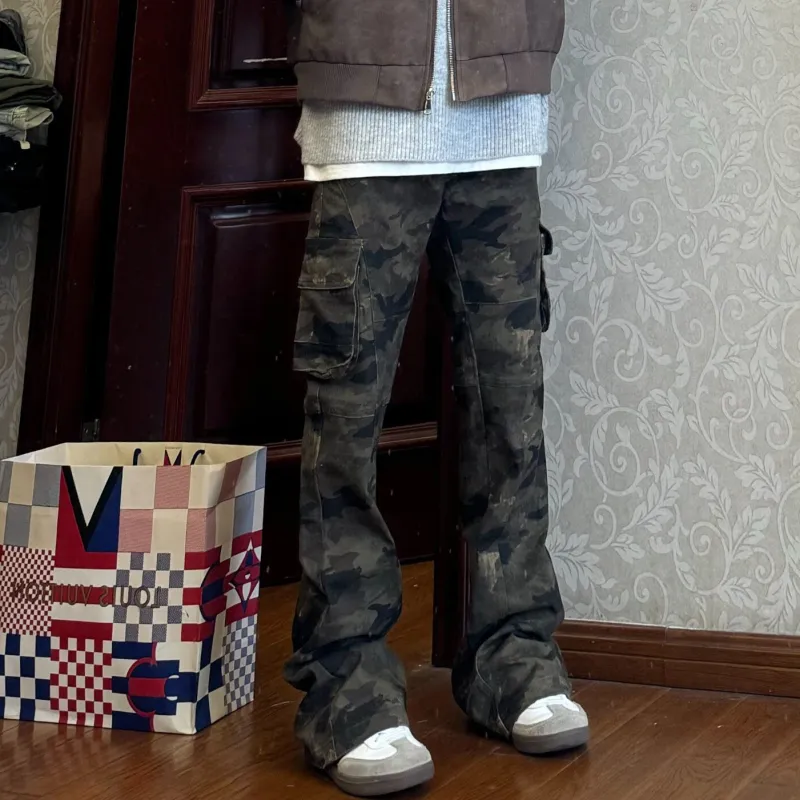ZYKY Cargo Pants Unisex Camouflage-1
