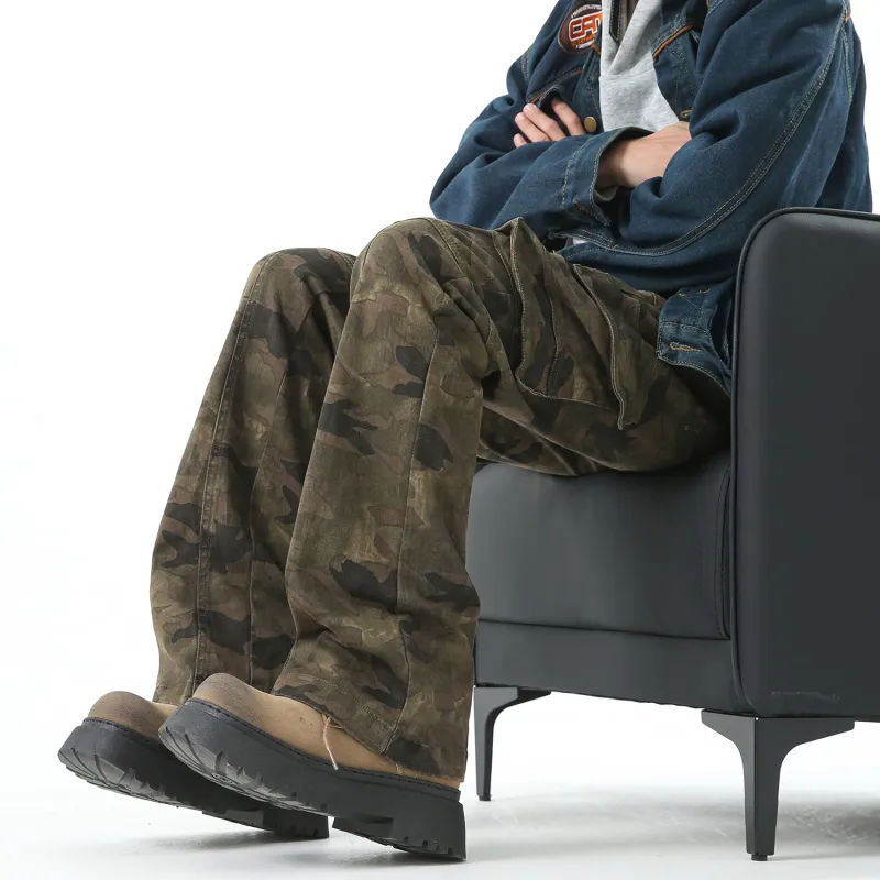 ZYKY Cargo Pants Unisex Dark Violet-4