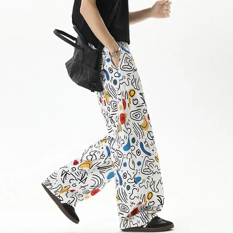 ZYKY Casual Pants Unisex White-2