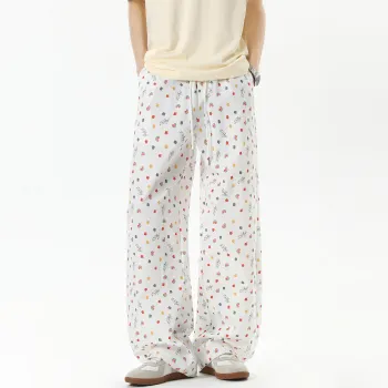 ZYKY Casual Pants Unisex White