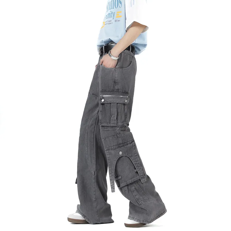 ZYKY Jeans Unisex Gray-3