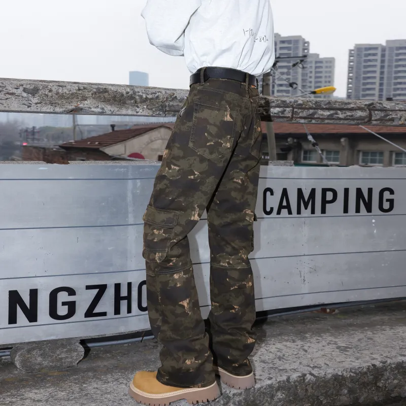 ZYKY Casual Pants Unisex Camouflage-1