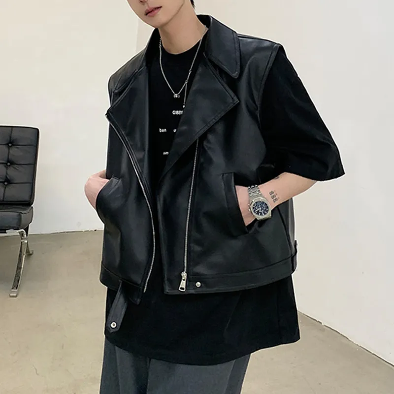 ZYKY Leather Jacket Unisex Black-3
